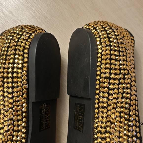 Jeffrey Campbell Womens Martini Embellished Loafer
Gold Studded Size 8 - Picture 9 of 13